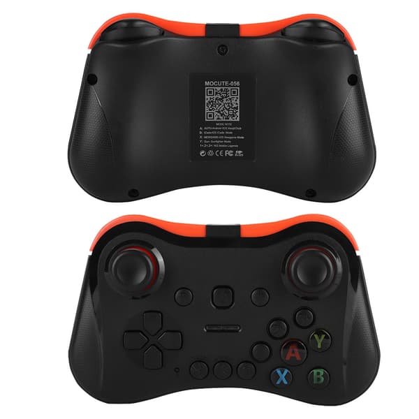 Trådløs Bluetooth Game Controller Ingen Forsinkelse Komfortabel Greb Bluetooth Gamepad (Sort)
