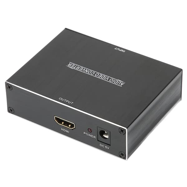 Audiokonverter VGA+3.5MM+RCA Audio til High Definition Multimedia Interface Adapter til PC DVD til XBOX Højttaler