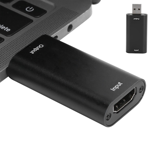 4K HDMI videoopptakskort HDMI til USB2.0 opptakskonverter for DVD/kameraopptak