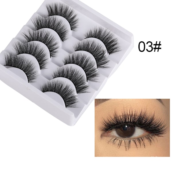 Tekoeyelashes Individua  5 paria pehmeitä tekoturkisripsiä