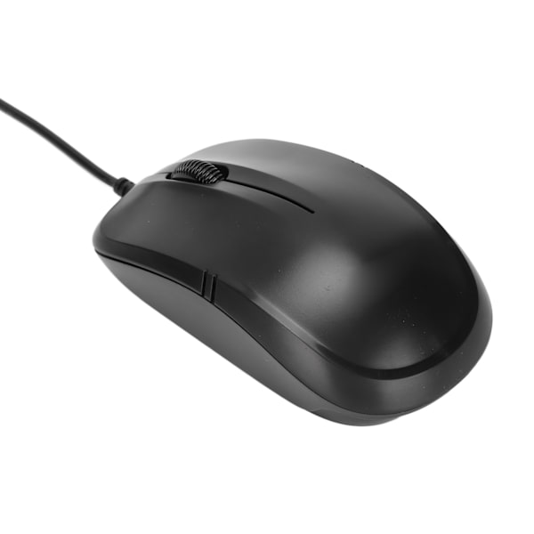 Ergonomisk tyst 1000DPI bärbar mus, halkfri, hållbar ABS, plug and play, trådbunden mus för stationär dator och bärbar dator
