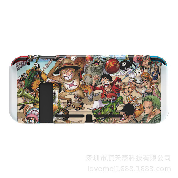 Dockningsbar skyddande väska för Nintendo Switch, söt mjuk TPU slim case cover för NS-konsol och Joy-Con-kontroller