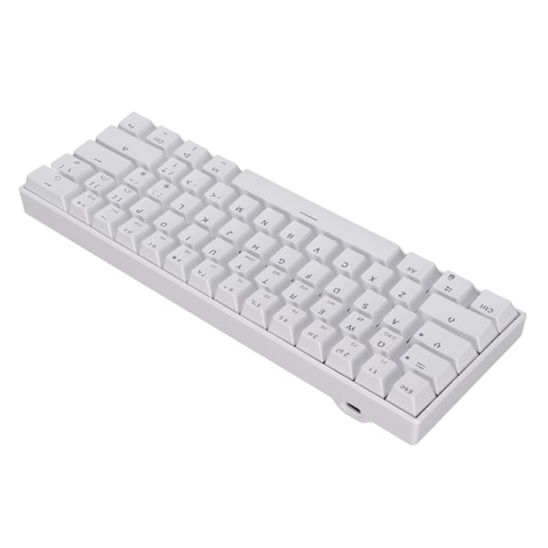 READSON Mekanisk Tastatur 61 Taster 3 Tilstande Kompakt Ergonomisk Layout Gaming Tastatur til Arbejde Studie Spil Sort Akse Krop