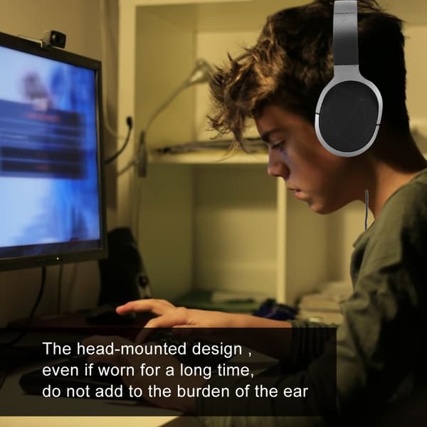 A799BL Fällbara trådlösa Bluetooth-spelhörlurar Stereo 3D-ljudheadset