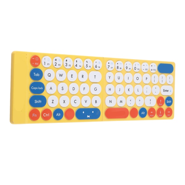 Trådlöst tangentbord Trådlöst hopfällbart design 65 nycklar Tyst skrivning Snabb anslutning Fällbart tangentbord för bärbar Tablet PC