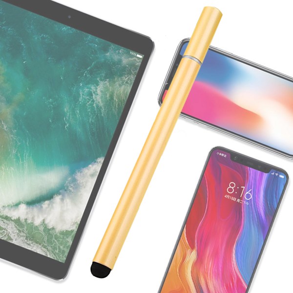 S9 Pro Ultra Fin Høj Præcision Stylus med Disk Pen Tip Tablets Touch Screen Kapacitiv PenGul