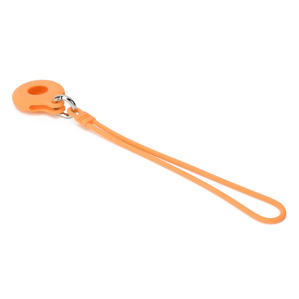 Rund typ AntiLost silikonhylsa skal skyddande fodral för IOS Locator (orange)