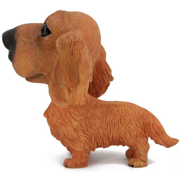 Bobble Head Hunde Bobbing Hoveder Bil Dash Hvalp Bil Dekoration (Gravhund)