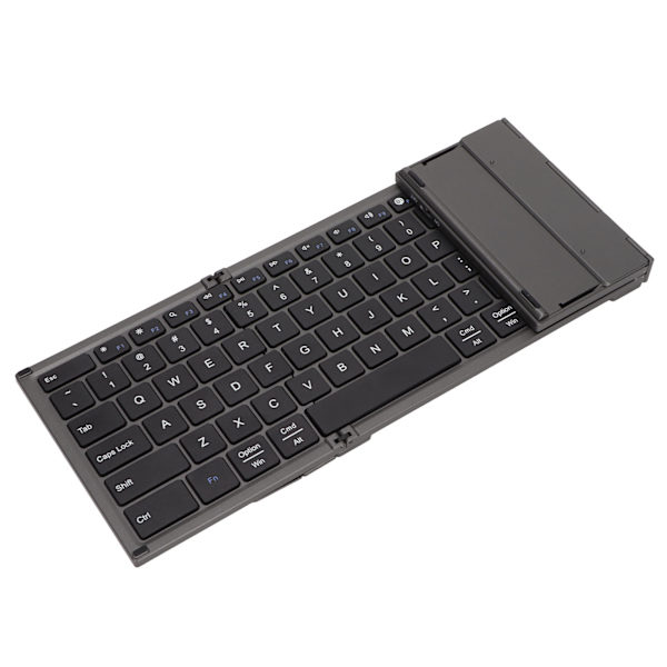 Trådlöst tangentbord 78 tangenter Ultra tunt hopfällbart tangentbord med styrplatta för Android för OS X för Windows