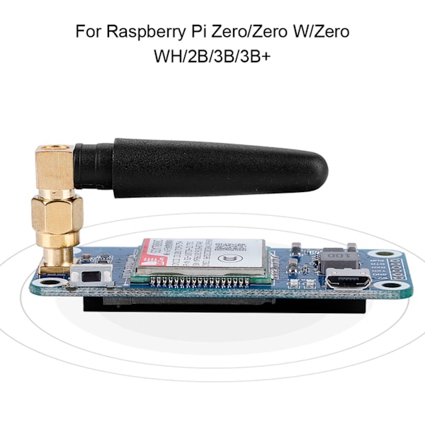 NBIot eMTC/EDGe  GPRsGNSS Expansionskort för Raspberry Pi 3 Modell B+