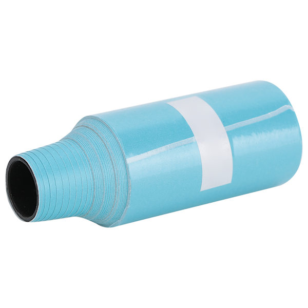 6 ruller blå 57x30mm termisk papir selvklebende termisk utskriftskvitteringspapir