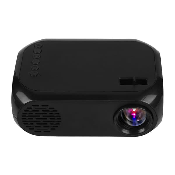 Mini 2'' bærbar LED-projektor til hjemmet TF SD-kort U-disk USB HD HDMI