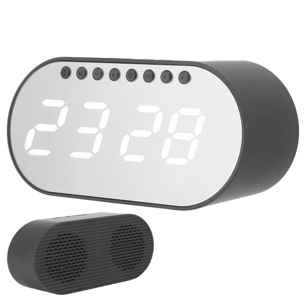 Hushållstrådlös väckarklockshögtalare Mini bärbar justerbar digital displayhögtalare