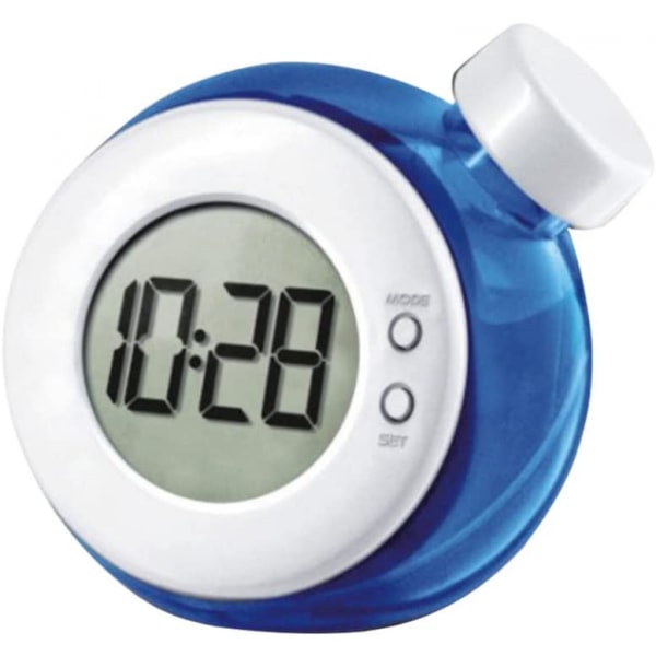 Vannkraft Saati- Dostu Saat Dijital Çalar Saat Dijital Çalar Saat Pilsiz Su Saati LED Ekran Saati (Mavi)