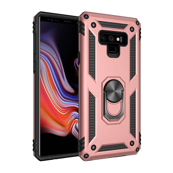 Samsung Galaxy Note 9 -puhelimen kotelo, sotilasluokan iskunkestävä suojakotelo, 15 jalan pudotustestisuojakotelo, magneettisella tuella ja ajoneuvolla