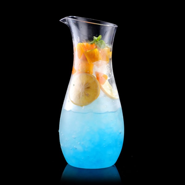 Akryl Transparent Juiceflaska Vatten Dryck Behållare Karaff för Bar Hem Wine 1100cc