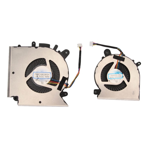Bærbar køleventilator udskiftning 4-bens strømstik kompatibel til MSI GF76 GF66 GL66 MS 1581 bærbar CPU GPU køleventilator