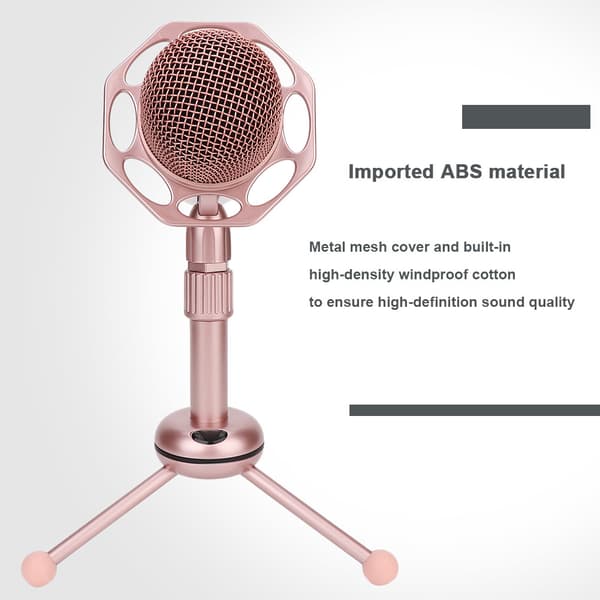 Y20 3,5 mm Stereo Studio Desktop Mikrofon MIC til Skype/MSN til Mac Laptop