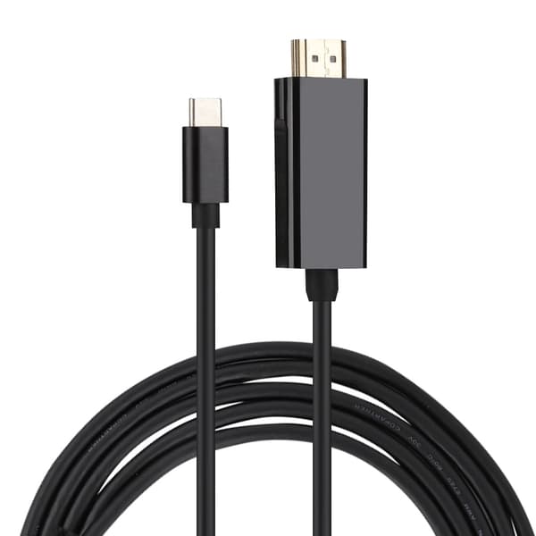 Bærbar Type C til HDMI-adapter 4K datakabelkonverter til Mac USB C dockingstation