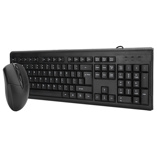 Trådlöst tangentbord och musset Combo USB 104 tangenter tangentbord för PC-dator TF500