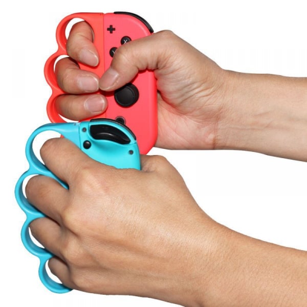 Bærbart venstre/højre boksning Fitness Gaming Fingerlås Håndgreb til Nintendo Switch Fitness Boksespil-2 pakker