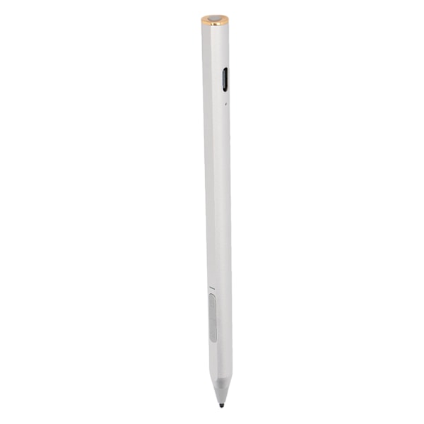 For Surface Stylus 4096 Trykkfølsom Palm Rejection Snarvei Nøkkel MPP 2.0 Smart Pen for Tablet Skrivekontroll Sølv