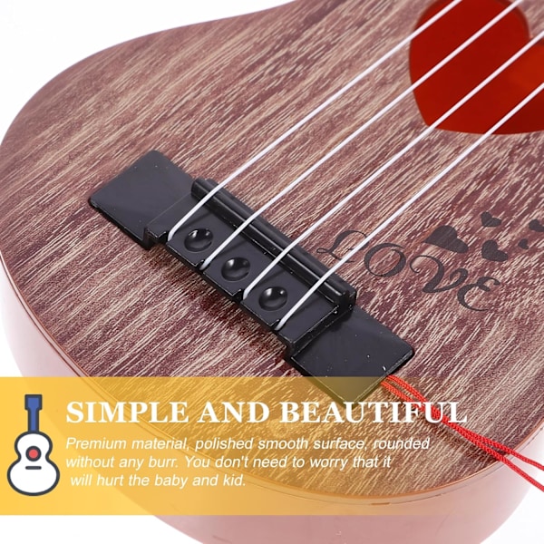 Ukulele Leksak Ukuleles för Barn Nybörjare Ukuleles Barn Trä Gitarr Barn Gitarr Leksak Gitarr Småbarn Gitarr Småbarn Ukuleles Gitarr Ukuleles för Nybörjare