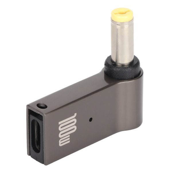 Tyyppi C naarasliitin DC-sovittimeen Kannettava PD-sovitin 100 W Tyyppi C naaras 5,5x1,7 mm kannettavan tietokoneen latausporttisovitin
