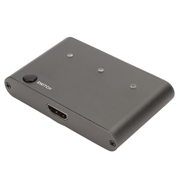 HD Multimedia Interface Switch 3in 1out 3Gbps Transmission 3 Port 4K Switcher Splitter til computere og telefoner
