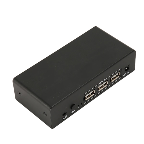 2x1 Dual Displayport HD Multimedia Interface KVM-switch understøtter 8K 30Hz 4K 60Hz KVM-switcher til 2 pc del 2 skærme 3 USB-port EU-stik