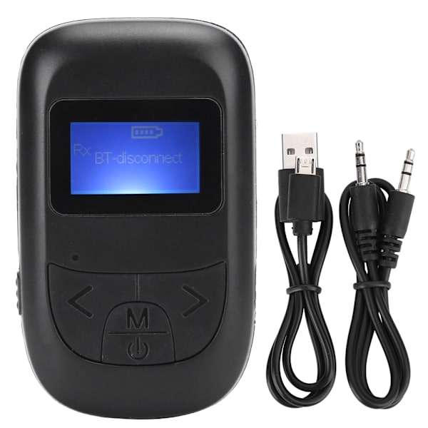 Bluetooth 5.0 Adapter Håndholdt 3 i 1 Audio Modtager Transmitter til TV PC Projektor