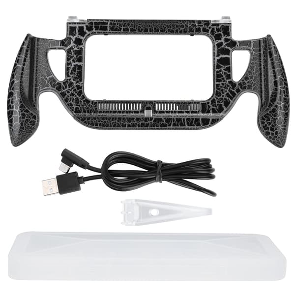Anti-Scratch Hand Grip Host Bärbar Typ-C Snabbladdningsfäste för Nintendo Switch Lite