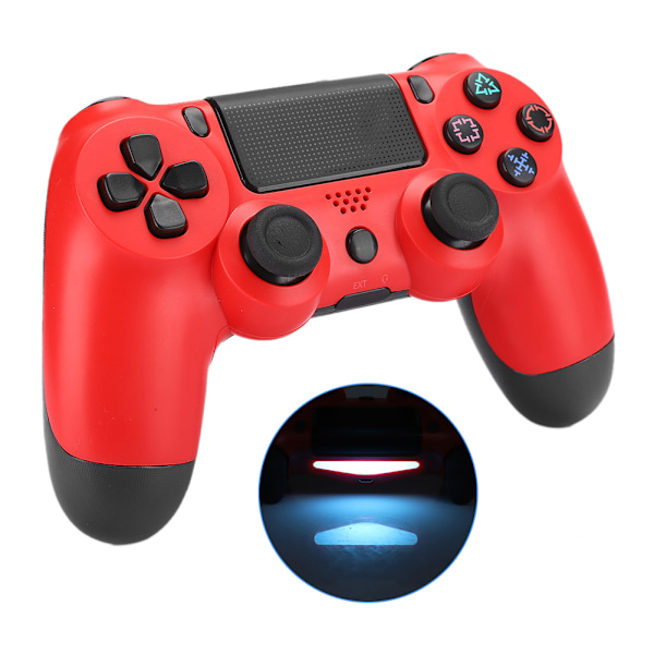 Kablet Gamepad Høj følsomhed Ergonomisk Game Controller Joystick til PS4 KonsolRød
