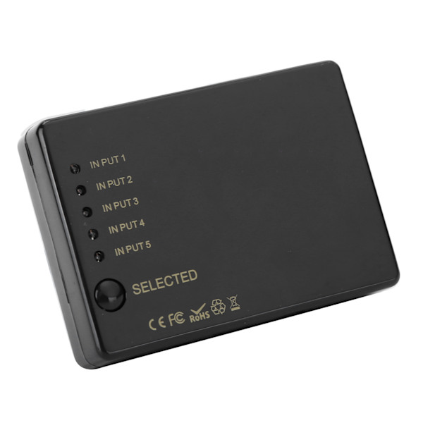 5-portars HDMI-växel för 4K x 2K högupplöst splitter med fjärrkontroll