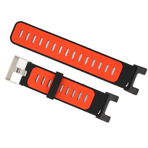 Silikone blødt armbånd rem sport ur rem til Amazfit TRex til TRex Pro ur (sort rød)