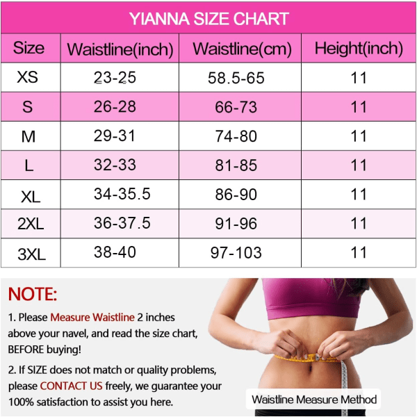 Vyötärövalmentaja naisille Lateksi Underbust JSculpt Double Training Belt Workout Sport Girdle D-black (Triple Straps) 3XL