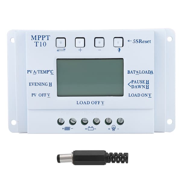 12V intelligent solcellsladdningsregulator MPPT solcellsladdningsregulator med LCD-display (20A)