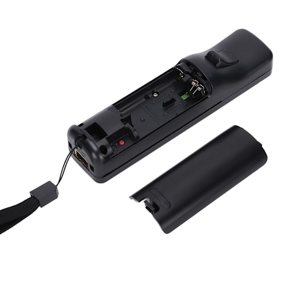 Fjernkontroll vibrasjonslydfunksjon spillhåndtak spillkonsolltilbehør med Motion Plus for Wii UBlack