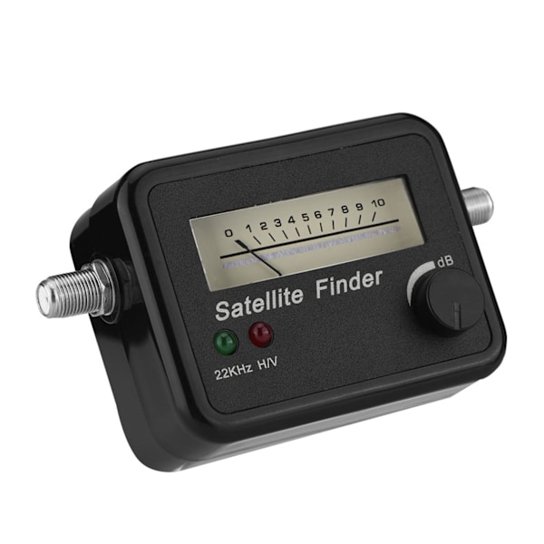 9502 Satelliittietsin mustalla taustalla ja valkoisella Sat Finder 13-18V DC Satelliittietsin