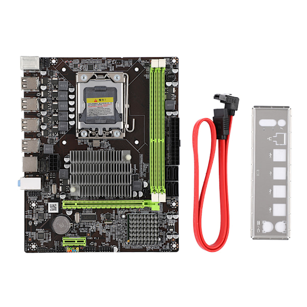 X58S LGA 1366Pin DDR3 Stasjonær datamaskin PC Hovedkort Fem-fase drevet hovedkort