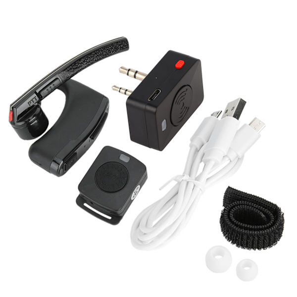 K-Shape Struktur Enkelt Bluetooth Trådløs Øre Krog Walkie Talkie Headset To-vejs Radio Headset