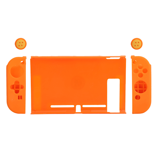 Protective Case Cover with PC Shell Silicone Button Cap Kit for Switch Game Console