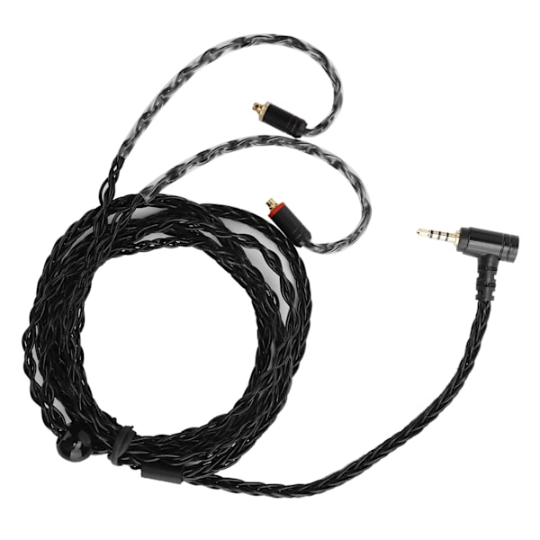 25 Core Silver Plated Cable OFC Upgrade Audio Cable til MMCX Connector til Shure SE215Black 2.5 Balanced Head