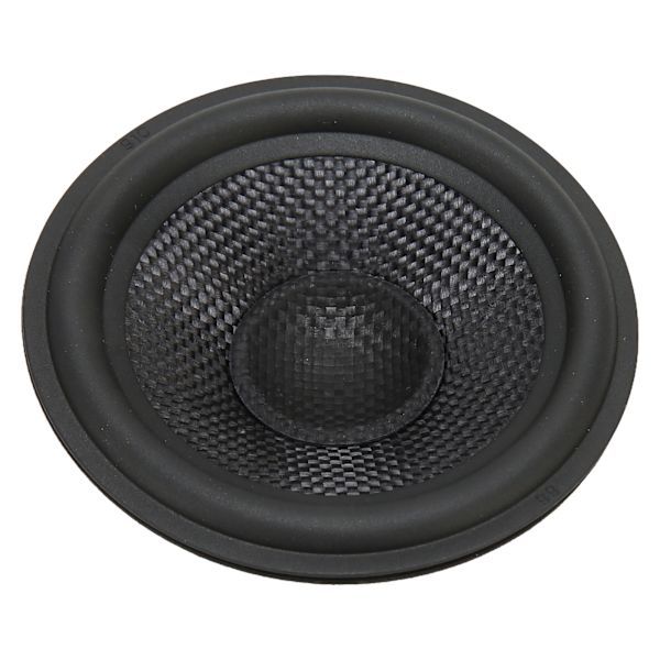 Papirhøyttalerkonus Trommepapir 1 Tommers Indre Diameter Gummi Surround Subwoofer Konuser Trommepapir for 4 Tommers Høyttaler