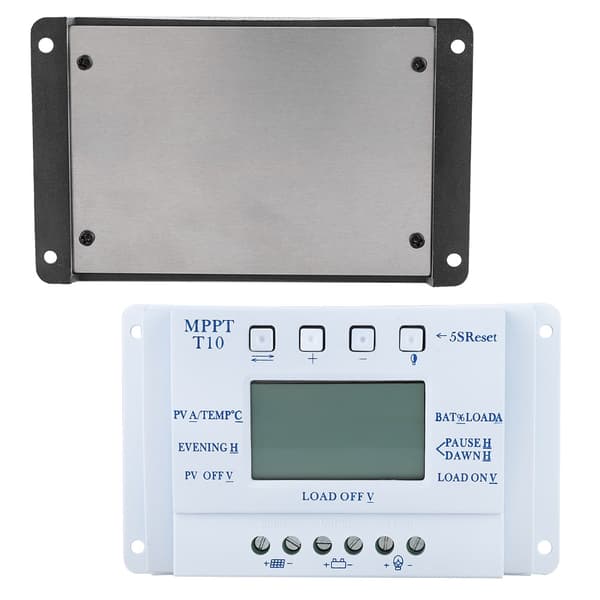 12V intelligent solcellelader MPPT solcellekontroll med LCD-skjerm (20A)