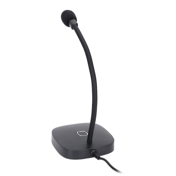 USB-mikrofon - Enkel stil - Omnidirektionel - 360° justerbar - Computerudstyr til Win XP - til Win 7 - til OS X - Sort