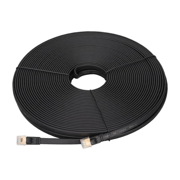 Cat8 Ethernet-kabel 40 Gbps transmissionshastighed 2000 Mhz højhastigheds internetkabelledning til pc-router til PS5 til PS3 30m