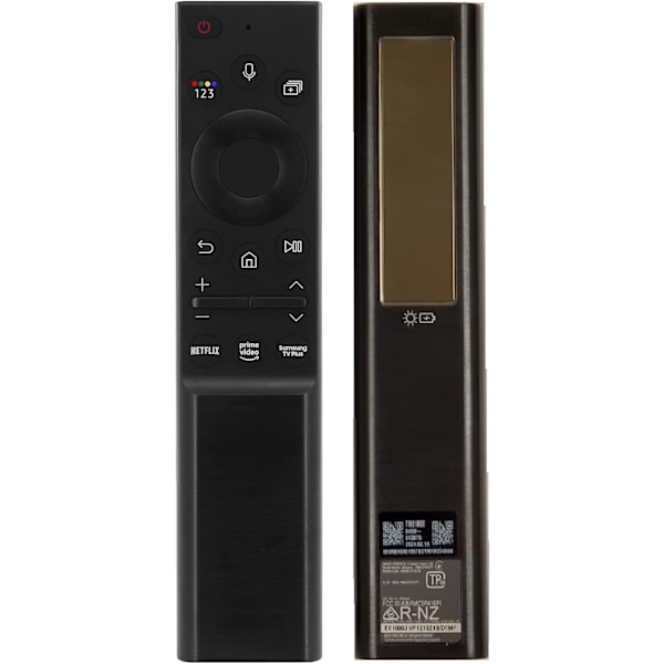 Universal BN59-01357B / BN59-01357A Solcells-röstfjärrkontroll kompatibel med Samsung Neo led Smart 4k Ultra HD TV - 2021/2022 modeller