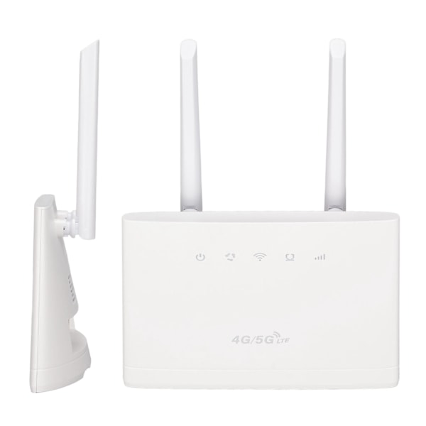 Router til SIM-kort Indbygget firewall 300 Mbps 4G kablet bredbåndsgrænseflade Trådløse computerroutere 100‑240VUS stik
