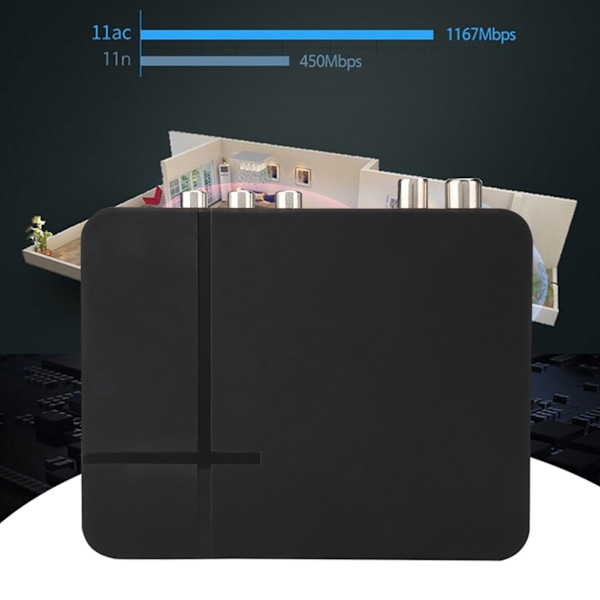 Mini HD K2 WiFi -antennitelevisiovastaanotin digitaalinen TV-boksi kaukosäätimellä 100-240V